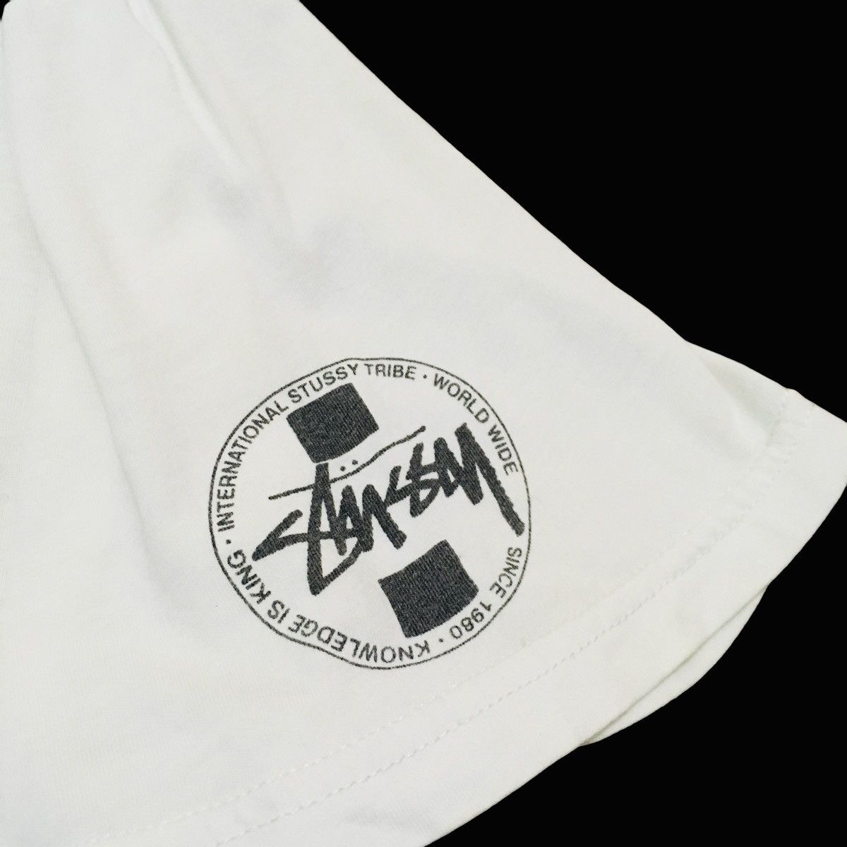 Rap Tees Rare Design Vintage Brand Stussy Rapper T-shirt 2000s Size US XL / EU 56 / 4 - 8 Thumbnail