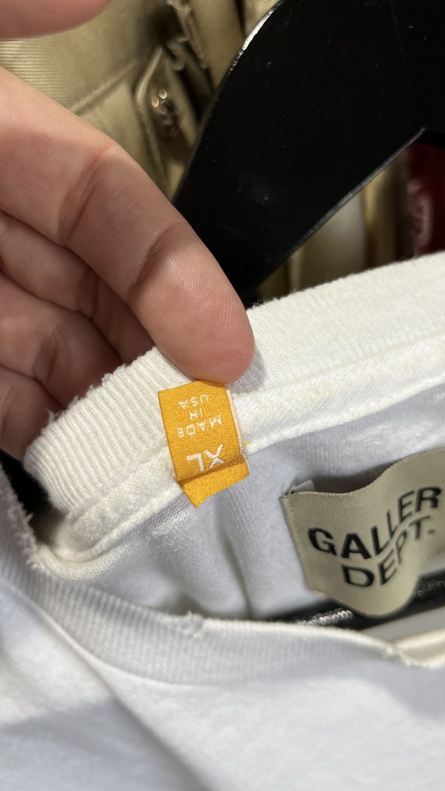 Gallery Dept. GALLERY DEPT. BLANK VINTAGE WASH TEE Size US XL / EU 56 / 4 - 7 Thumbnail