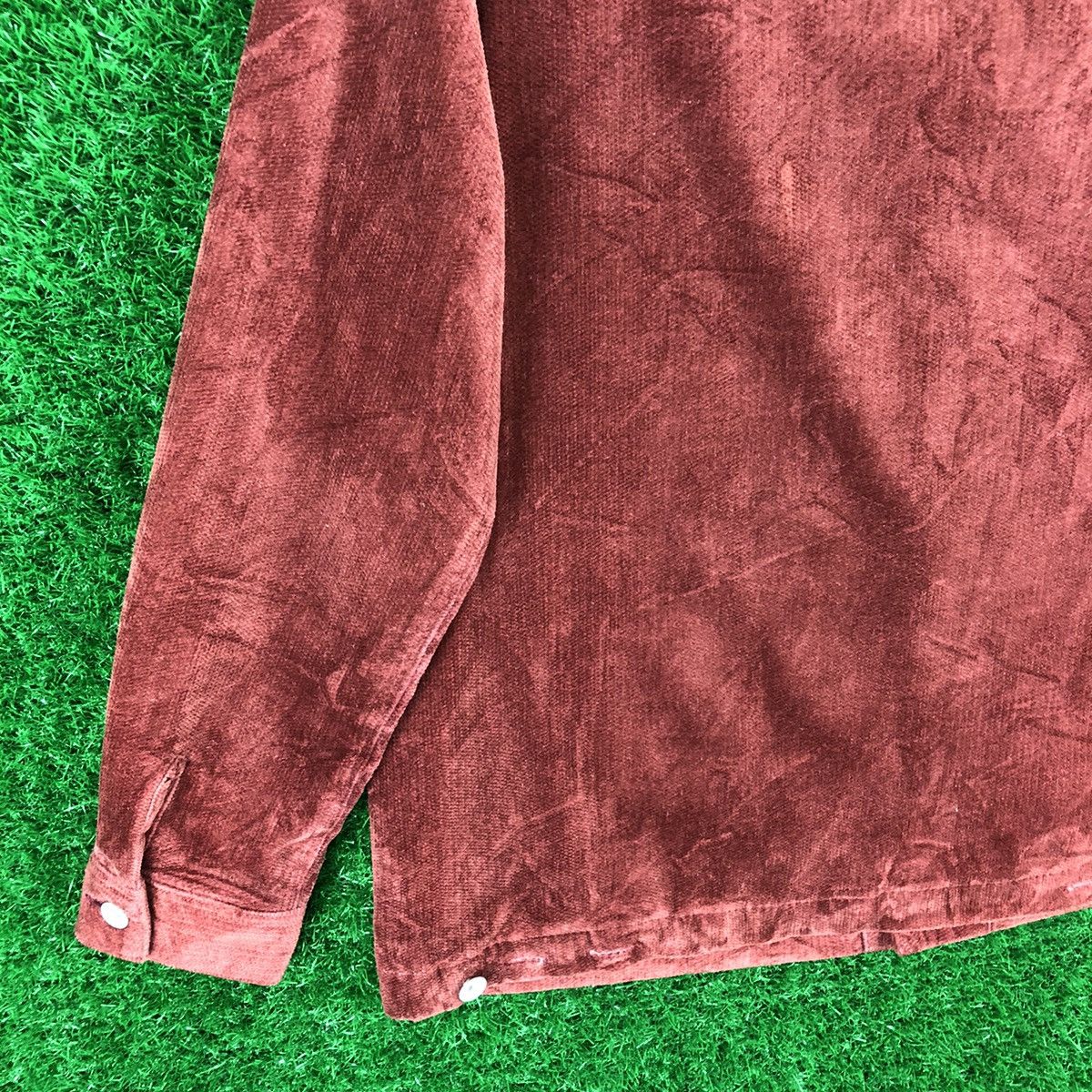 Japanese Brand Vintage 90's Velvet Jacket Donut Button by Forestmesse Jeans Size US M / EU 48-50 / 2 - 6 Thumbnail