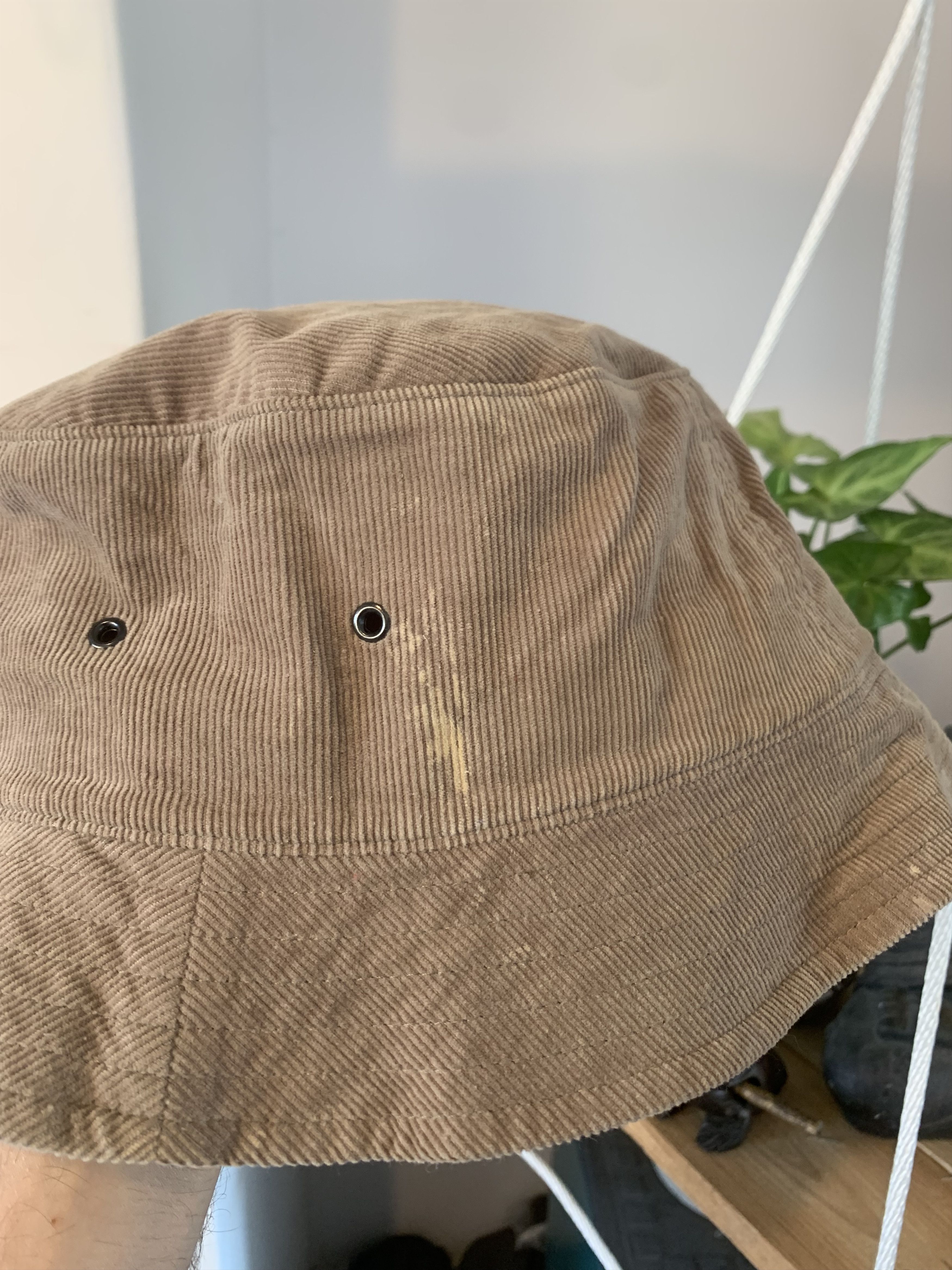 Adidas × Vintage 00s Adidas Corduory Brown Bucket Hat Size ONE SIZE - 5 Thumbnail