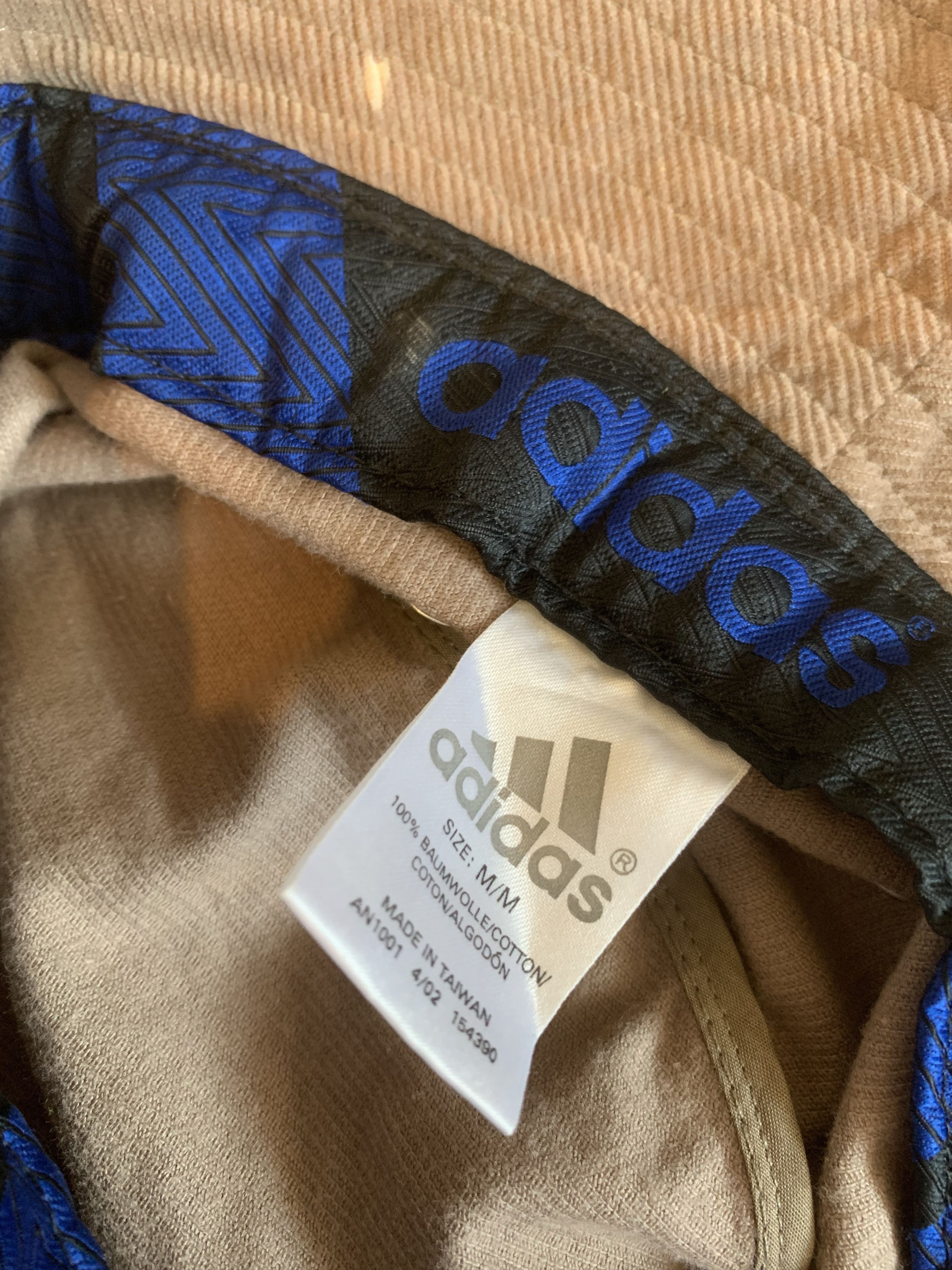 Adidas × Vintage 00s Adidas Corduory Brown Bucket Hat Size ONE SIZE - 6 Thumbnail