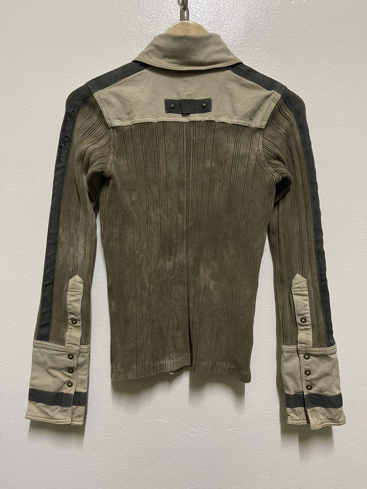 Japanese Brand Eros Heart Stretchable Button Long Sleeve Japan Size S / US 4 / IT 40 - 9 Thumbnail