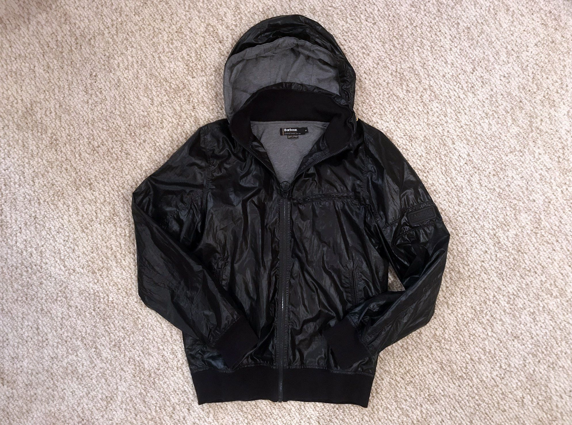 image of Barbour International Jacket in Black, Men's (Size Small)