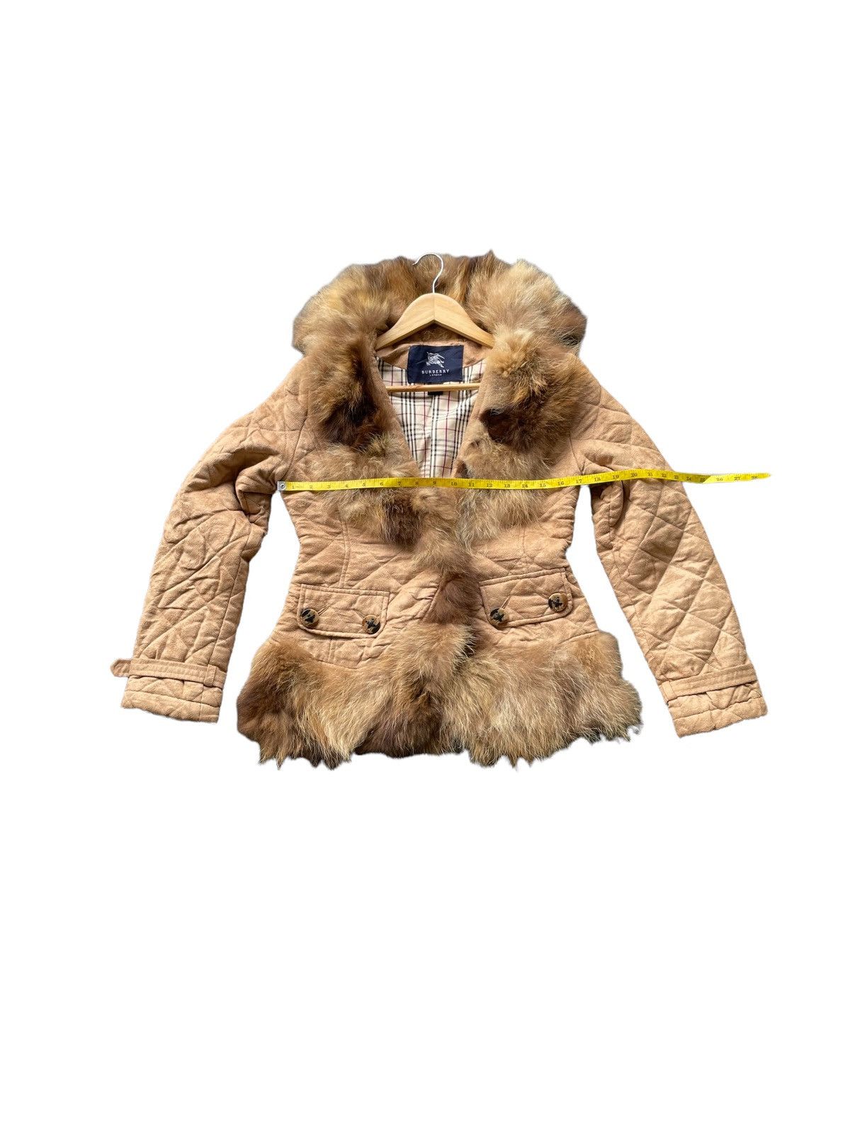 Burberry Burberry London Fur Quilted Jacket Size S / US 4 / IT 40 - 2 Thumbnail