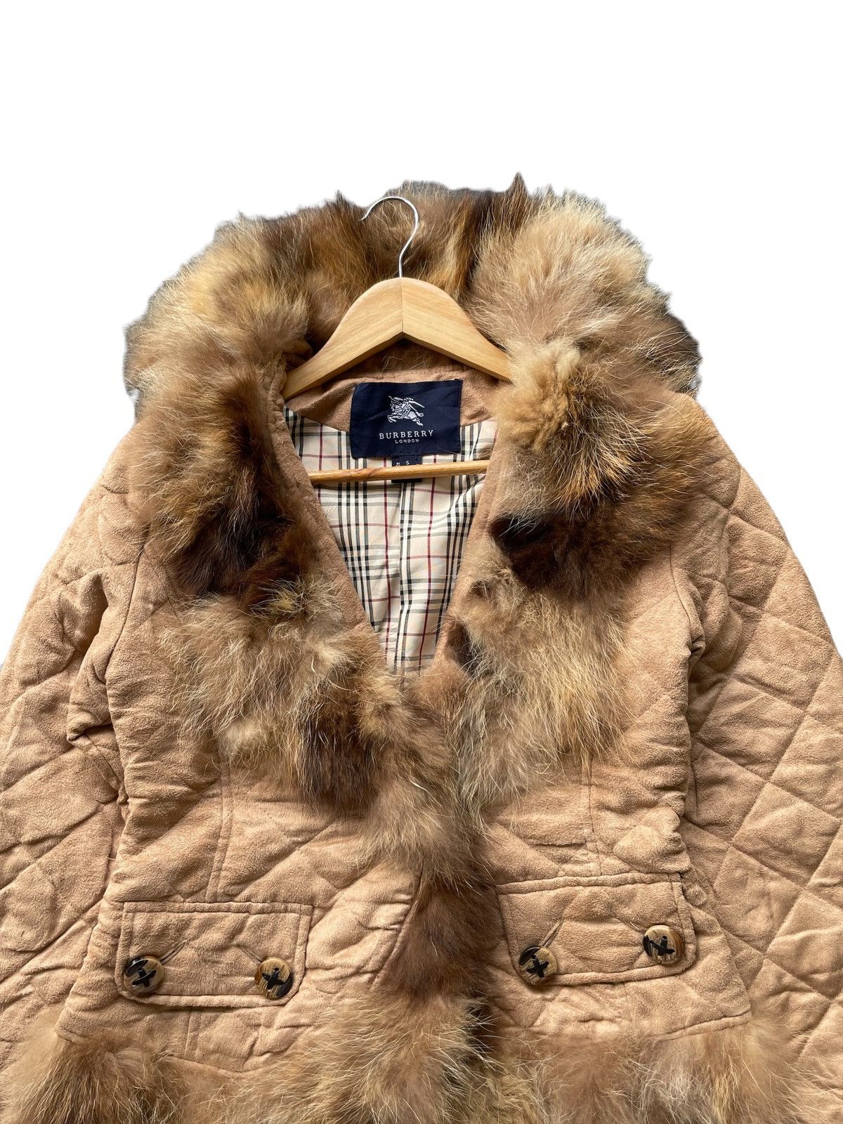 Burberry Burberry London Fur Quilted Jacket Size S / US 4 / IT 40 - 5 Thumbnail