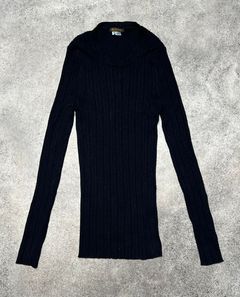 Louis Vuitton Uniformes White Pattern Viscose Long Sleeve Sweater Shirt  Size XS