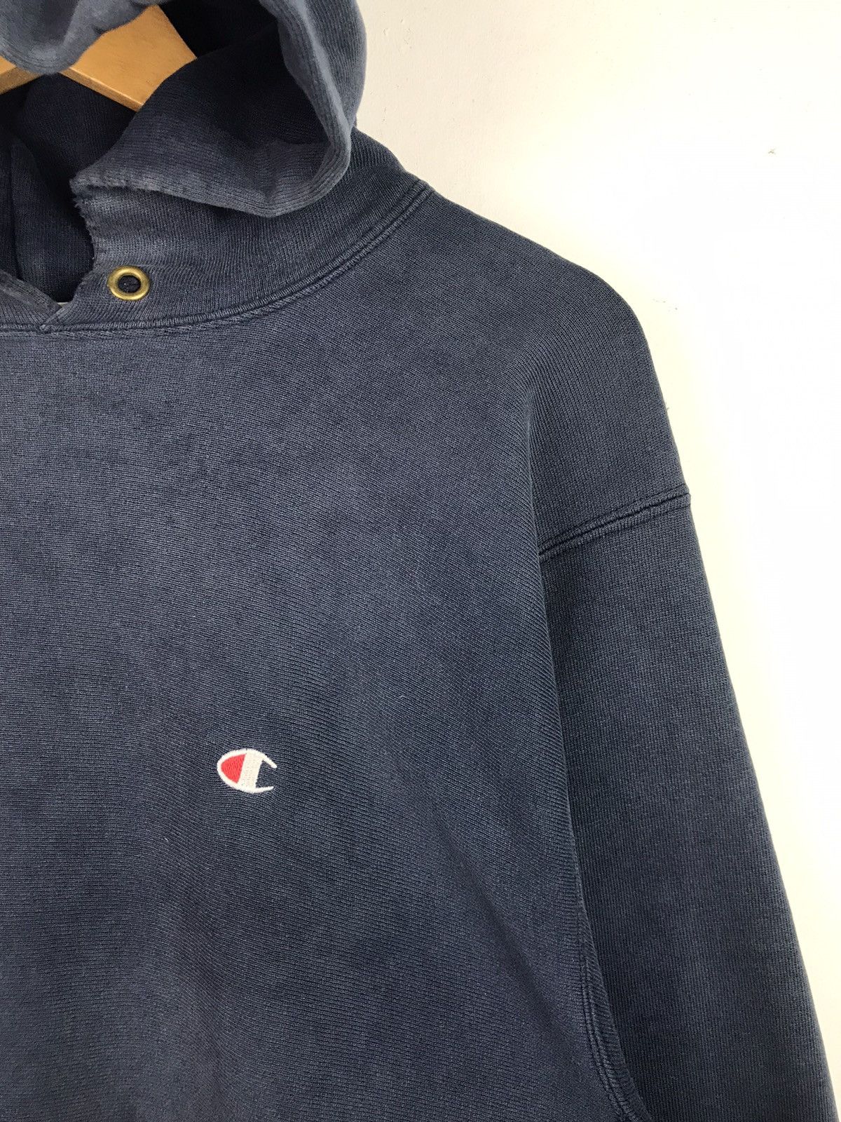 Champion × Vintage 🔥Rare🔥Vintage Sunfaded 80's Distressed Reverse Weave Size US XL / EU 56 / 4 - 5 Thumbnail