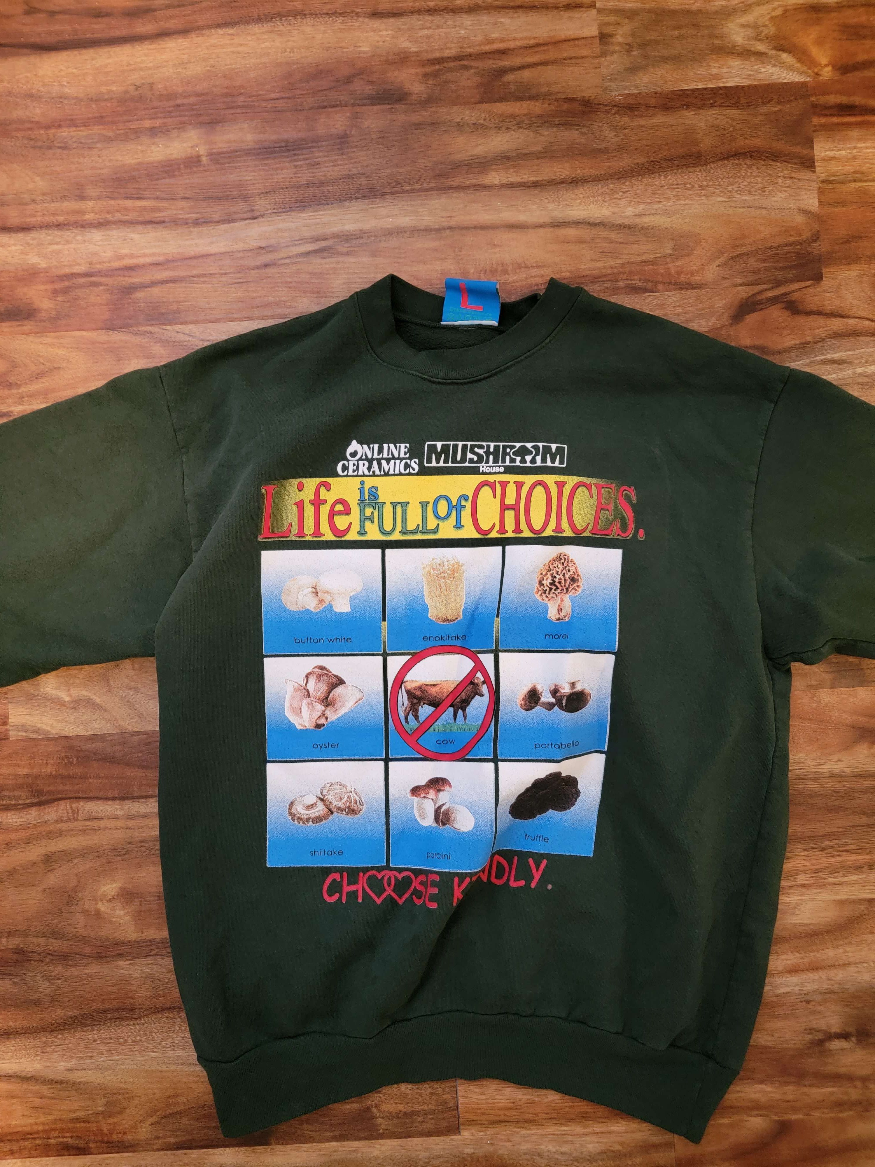 Online Ceramics Online Ceramics "Eat Mushrooms" - Ivy 14oz Size US L / EU 52-54 / 3 - 1 Thumbnail