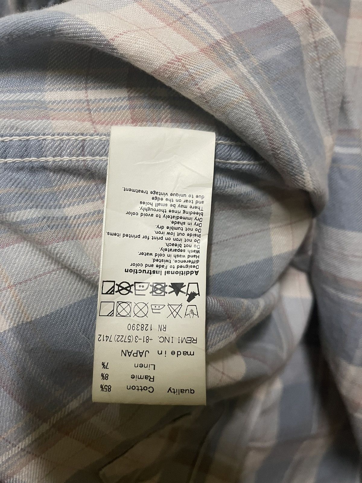 Japanese Brand Remi Relief Button Shirt Long Sleeve Japan Size US M / EU 48-50 / 2 - 15 Thumbnail