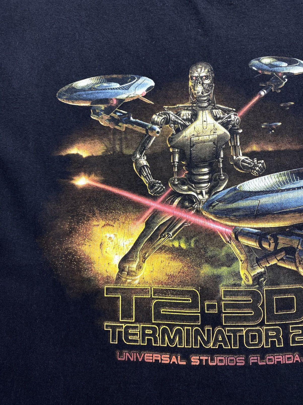 Vintage 90’s Vintage Terminator 2 T2-3D T Shirt Universal Studio Size US L / EU 52-54 / 3 - 4 Thumbnail