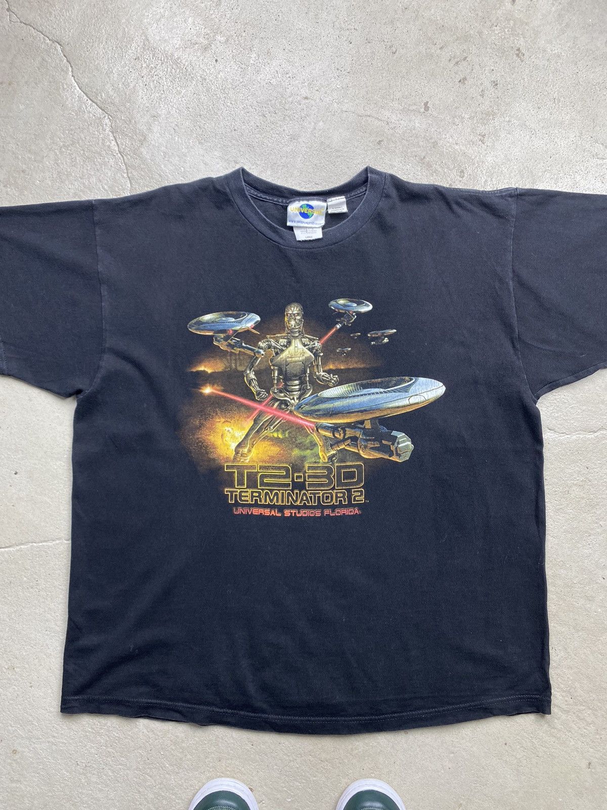 Vintage 90’s Vintage Terminator 2 T2-3D T Shirt Universal Studio Size US L / EU 52-54 / 3 - 2 Thumbnail