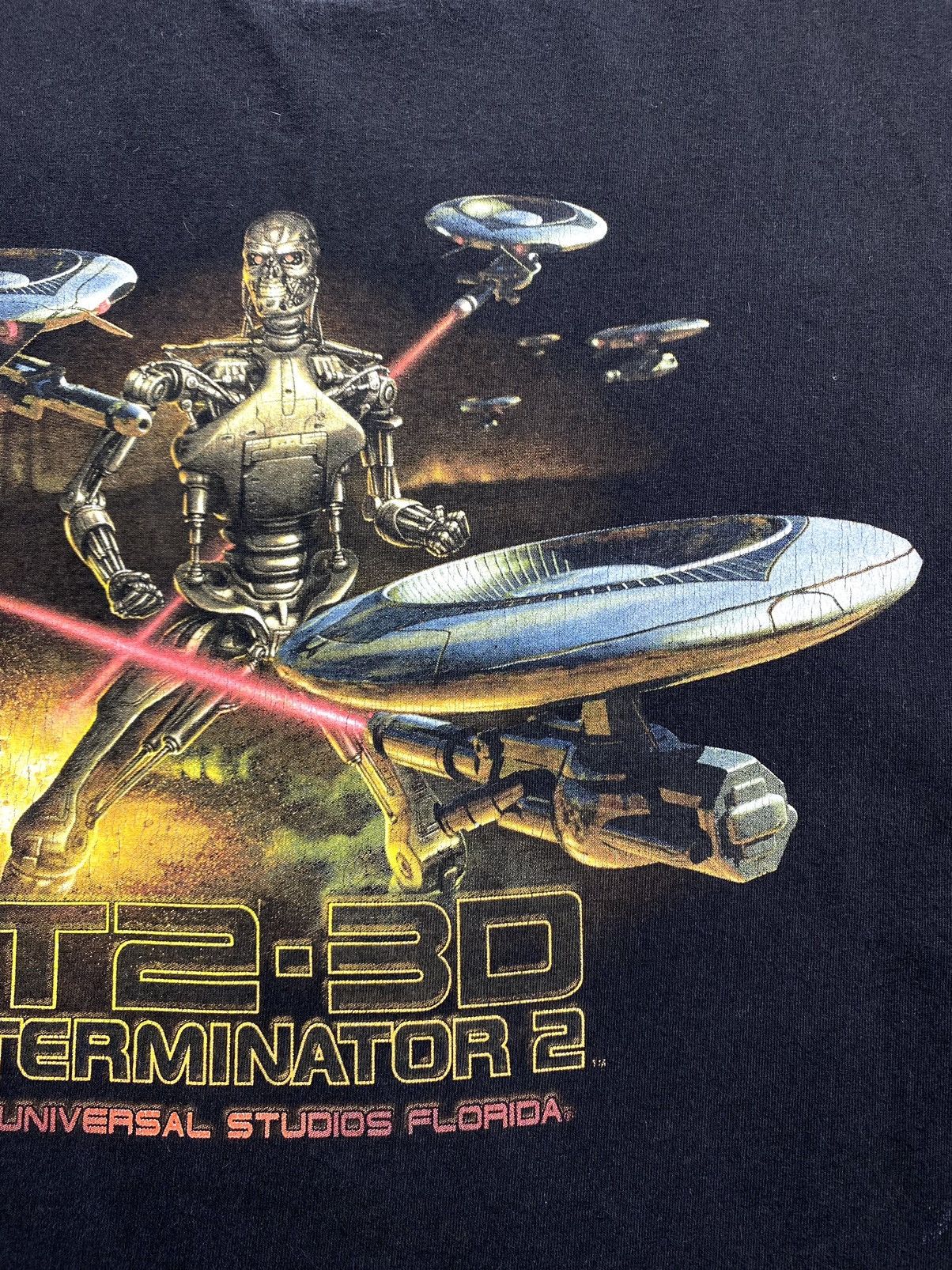 Vintage 90’s Vintage Terminator 2 T2-3D T Shirt Universal Studio Size US L / EU 52-54 / 3 - 5 Thumbnail