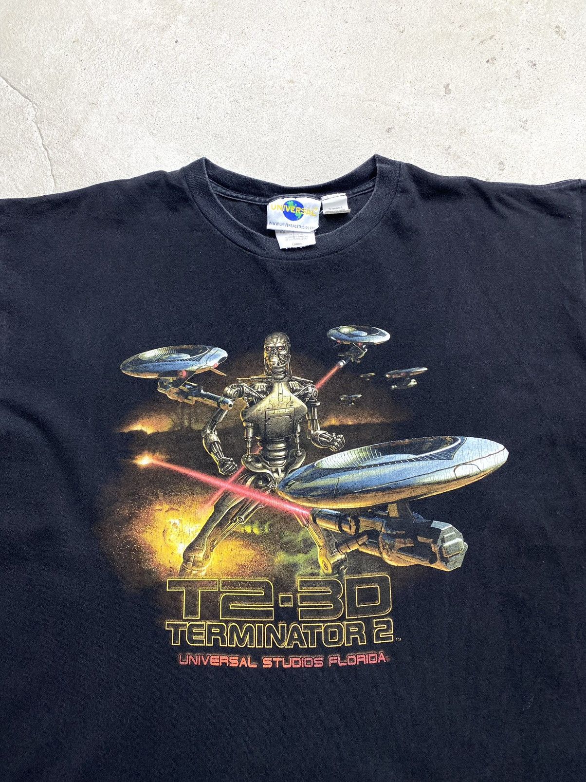 Vintage 90’s Vintage Terminator 2 T2-3D T Shirt Universal Studio Size US L / EU 52-54 / 3 - 3 Thumbnail