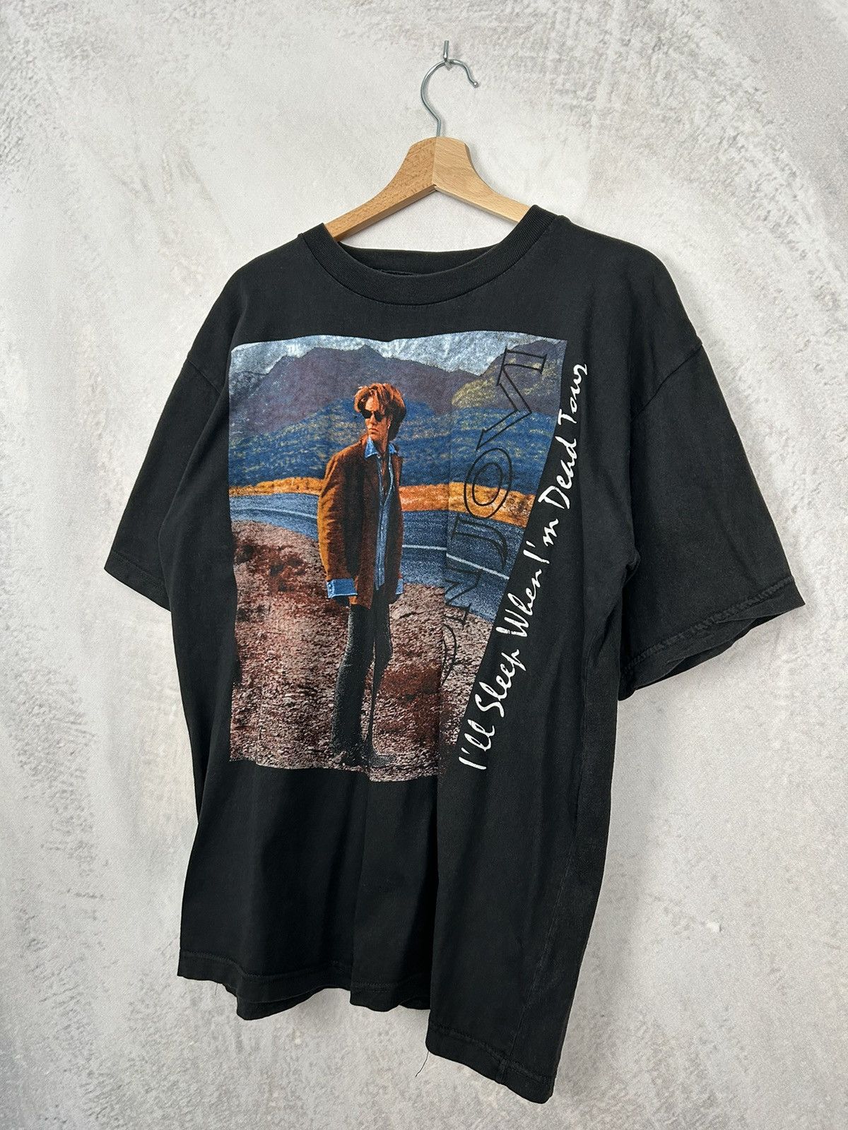 Band Tees Vintage Bob Jovi 90s Tour Tee 90s Rock Band Metal Rare Size US L / EU 52-54 / 3 - 3 Thumbnail