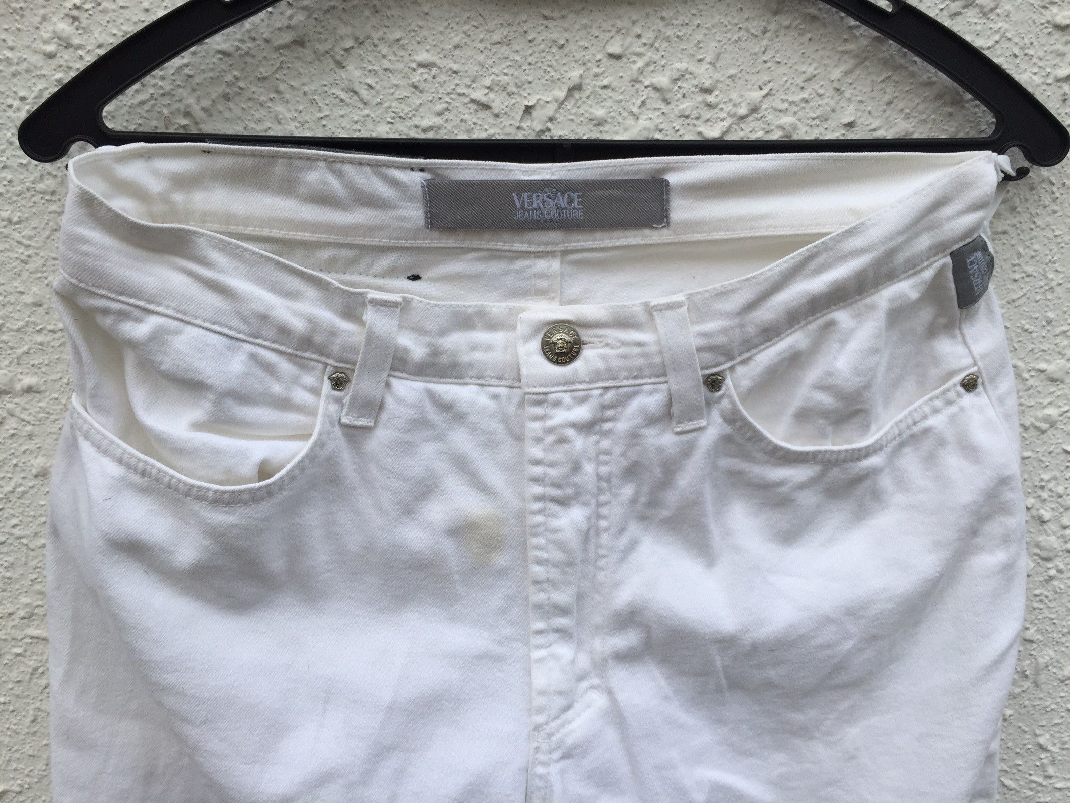 Versace Versace Jeans Couture White Jeans Size US 29 - 4 Thumbnail