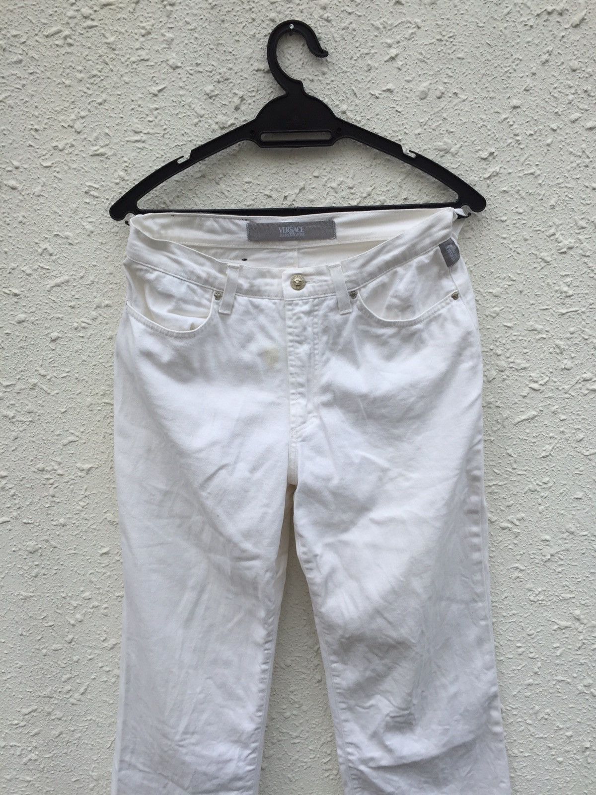 Versace Versace Jeans Couture White Jeans Size US 29 - 3 Thumbnail