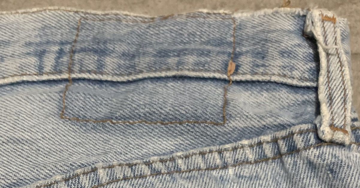 Levi's Vintage 90s Levis 501 Straight Leg Jeans Distressed Size US 32 / EU 48 - 6 Thumbnail