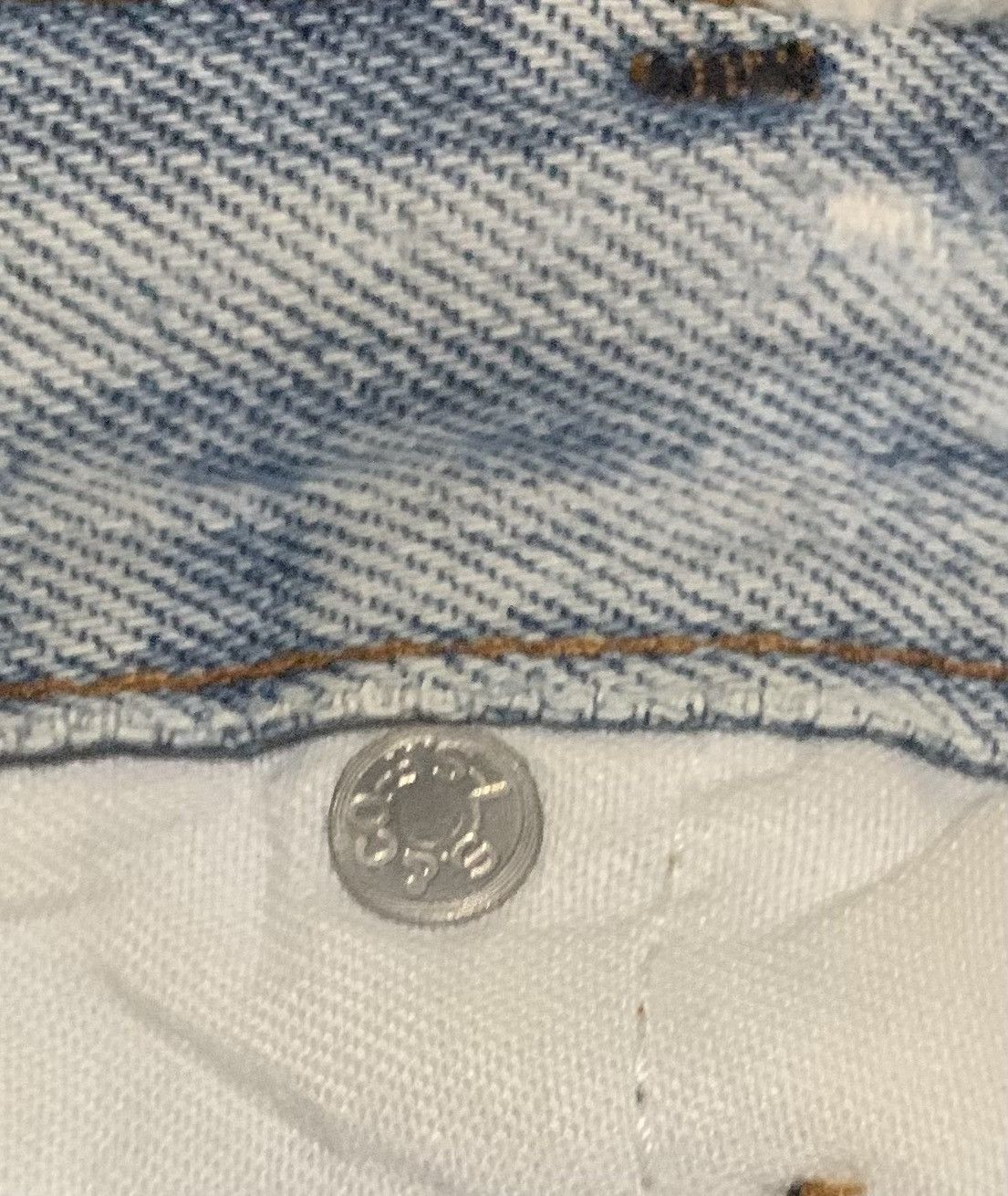 Levi's Vintage 90s Levis 501 Straight Leg Jeans Distressed Size US 32 / EU 48 - 13 Thumbnail