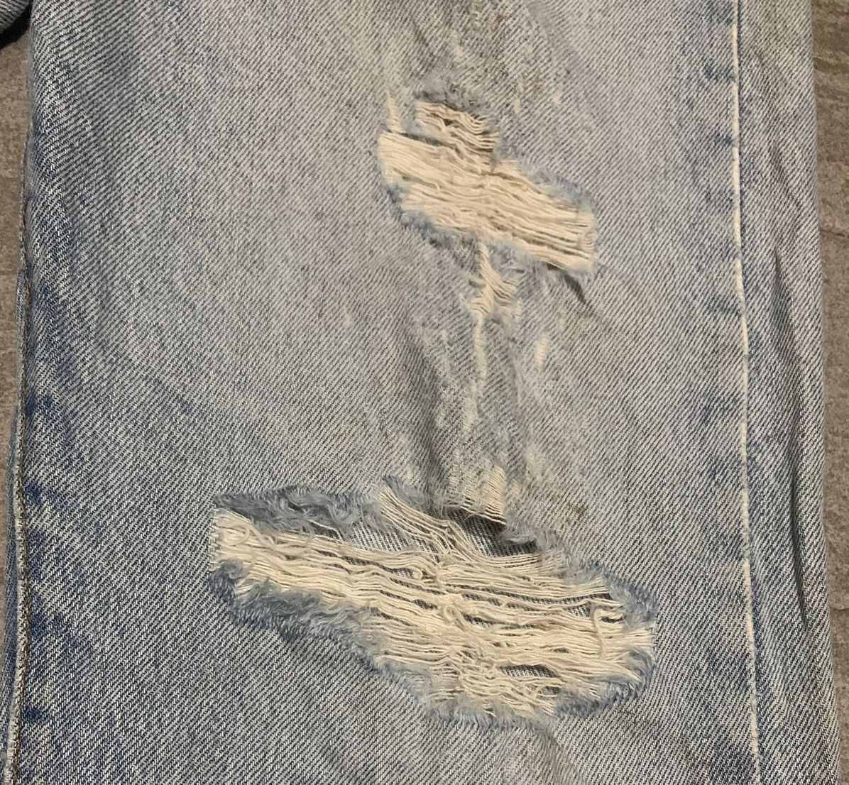 Levi's Vintage 90s Levis 501 Straight Leg Jeans Distressed Size US 32 / EU 48 - 7 Thumbnail