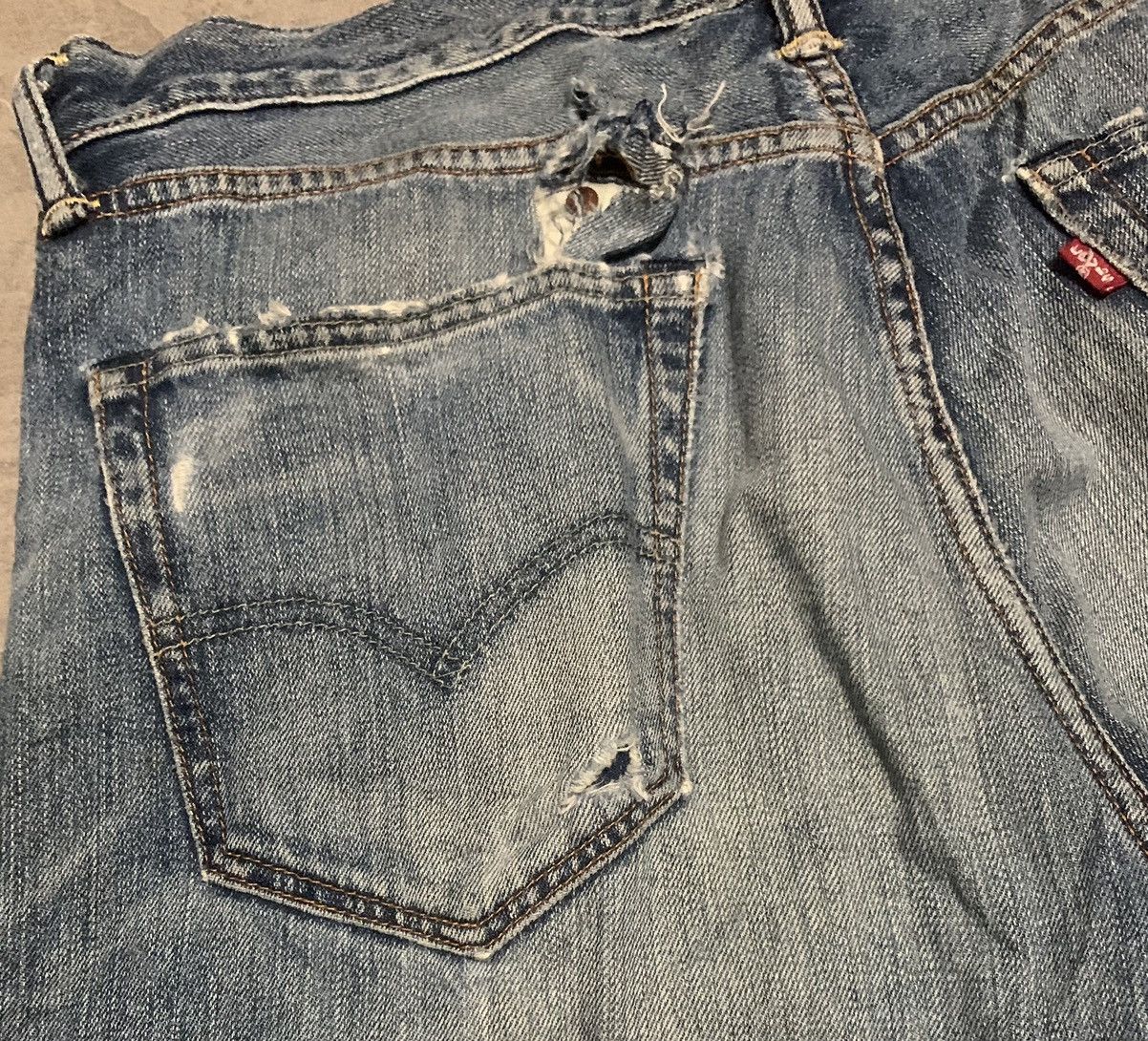 Levi's Vintage Levis 505 Regular Faded Blue Jeans Size US 36 / EU 52 - 6 Thumbnail