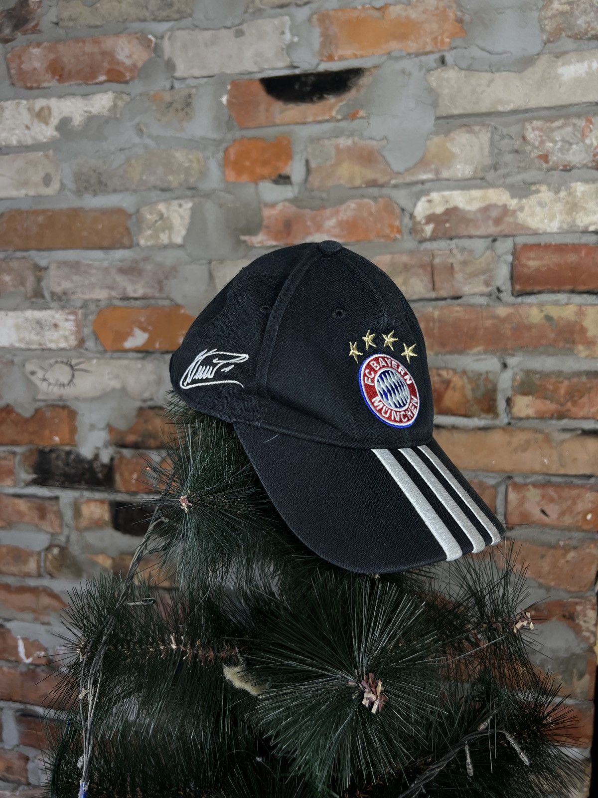 Vintage Soccer football Cap Bayern Munich adidas vintage Size ONE SIZE - 1 Thumbnail