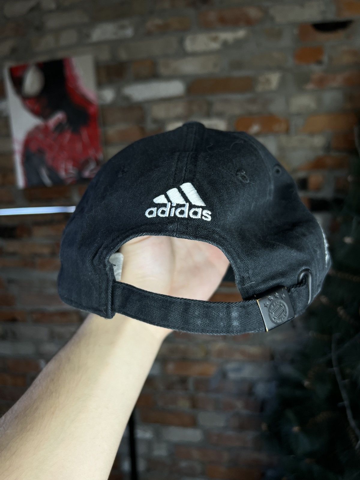 Vintage Soccer football Cap Bayern Munich adidas vintage Size ONE SIZE - 2 Thumbnail