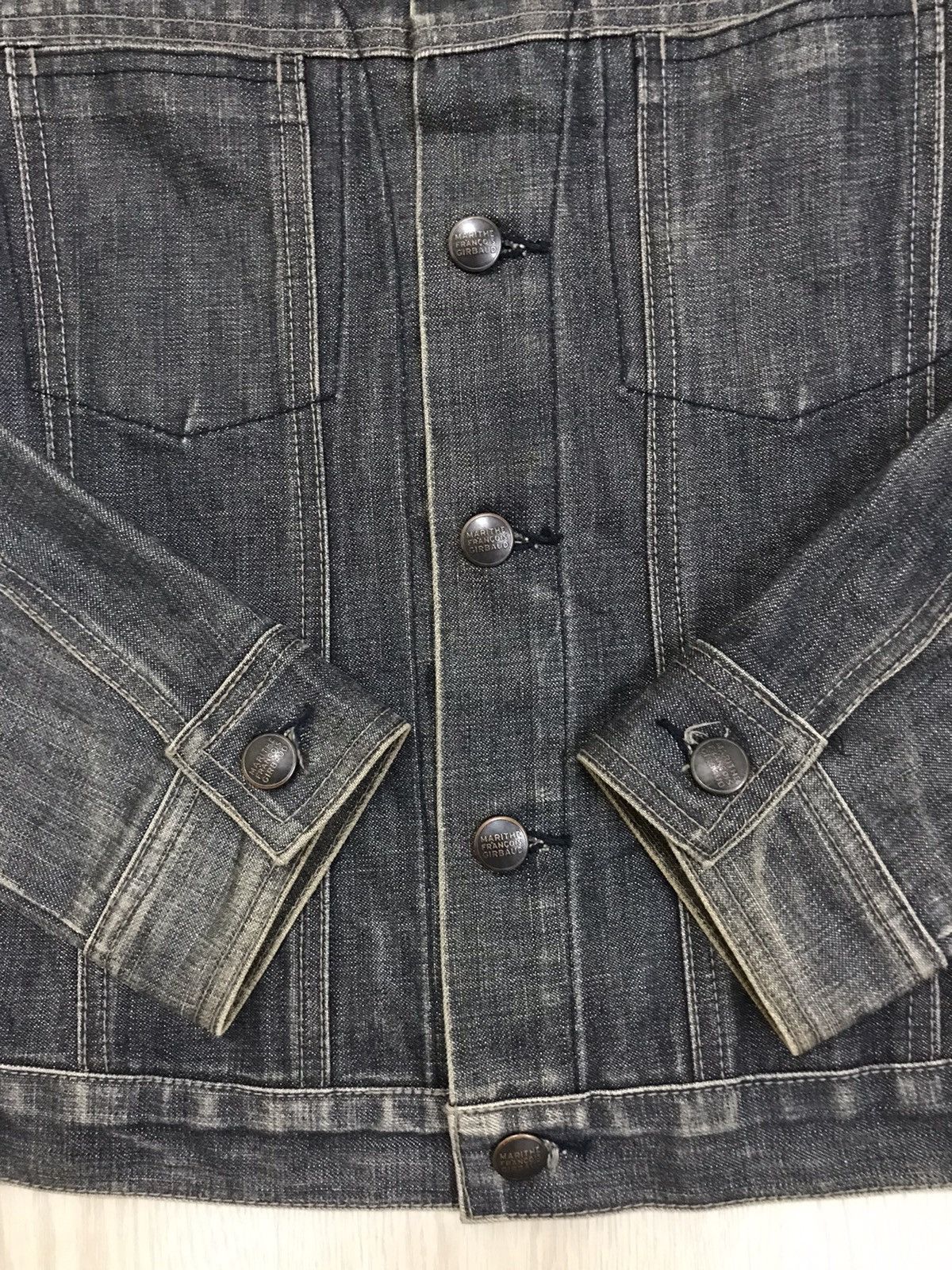 Marithe + Francois Girbaud Vintage Marithe Francois Girbaud Denim Jacket Size S / US 4 / IT 40 - 10 Thumbnail