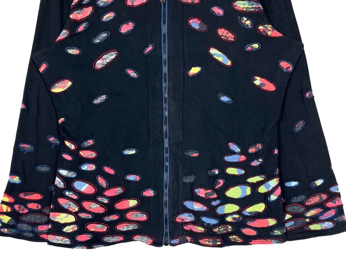 Vintages Unbrand Multicolored Full Print Patch Women Jacket