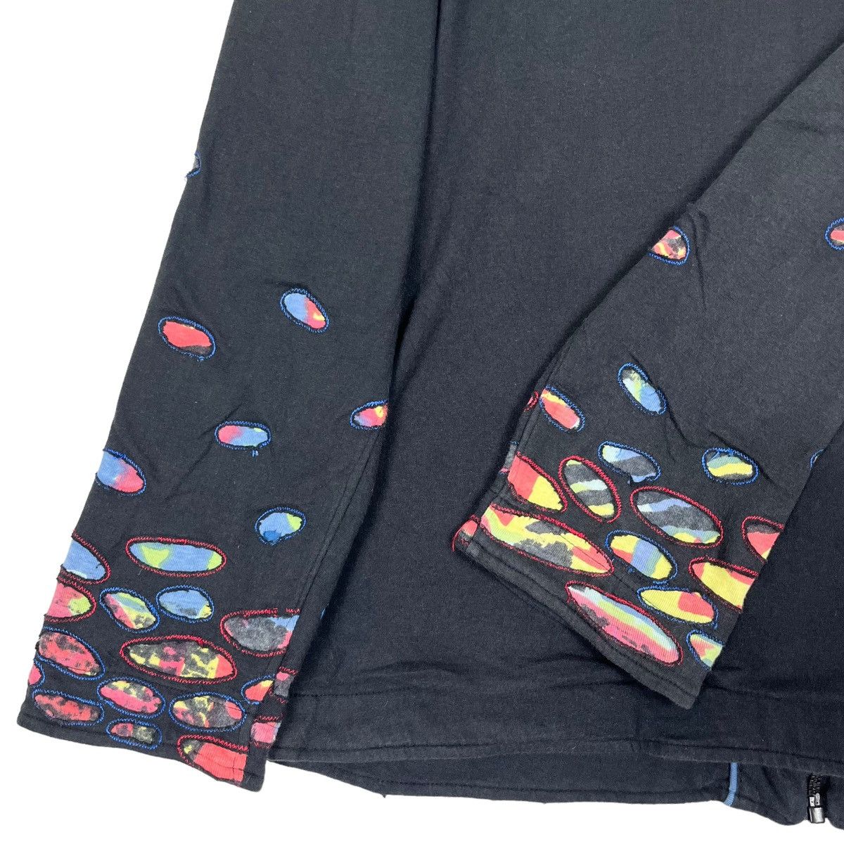 Vintages Unbrand Multicolored Full Print Patch Women Jacket
