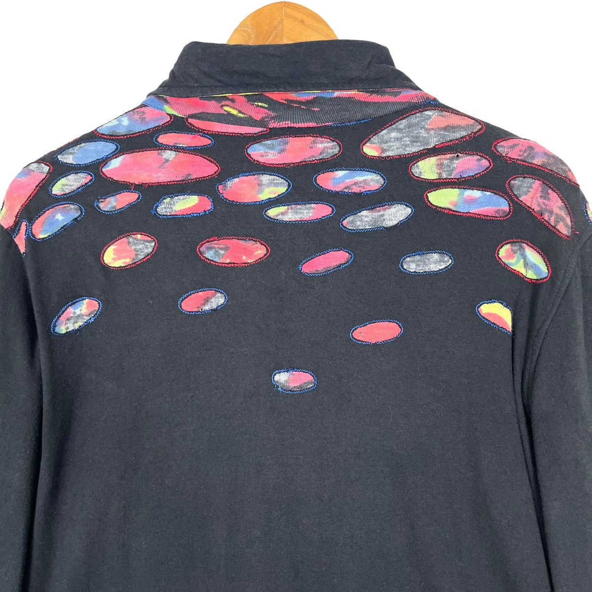 Vintages Unbrand Multicolored Full Print Patch Women Jacket