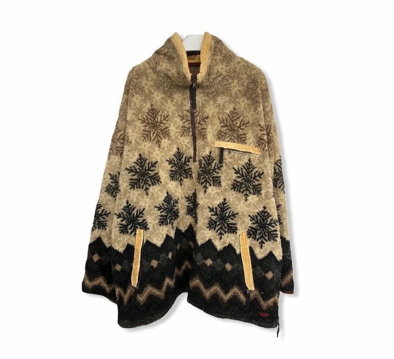 Vintage Naughtiness Jungle Print Fleece Oversized Jacket