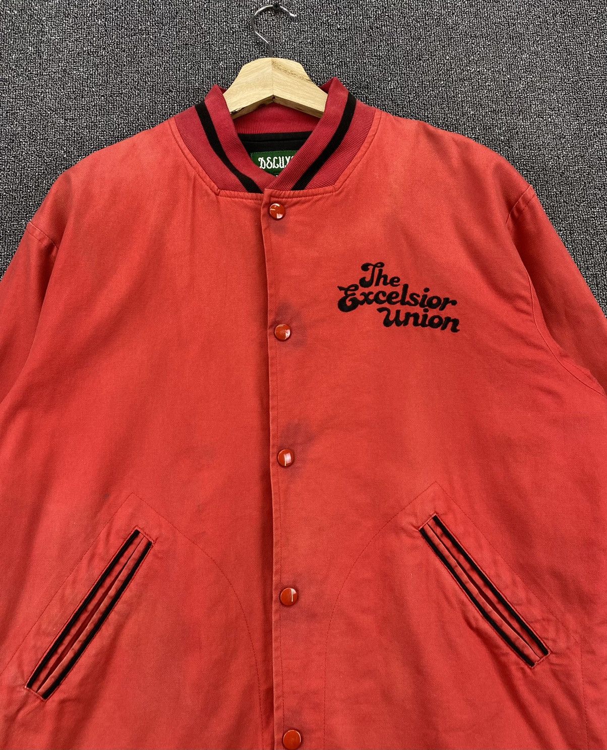 Japanese Brand Vintage 90s Deluxe Japan Varsity Jacket Size US XL / EU 56 / 4 - 5 Thumbnail