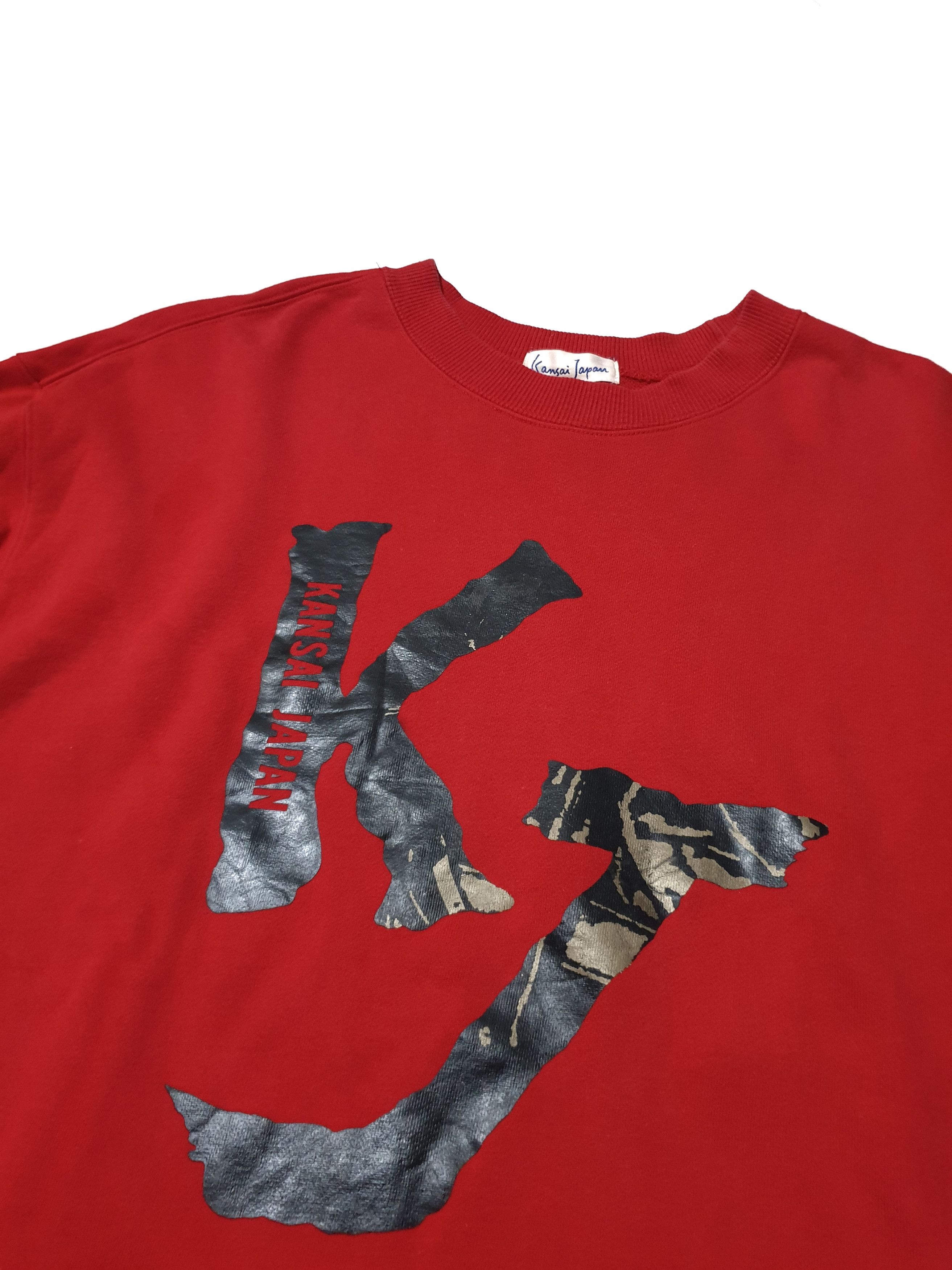 Kansai Yamamoto Vintage Kansai Yamamoto Sweatshirt Size US L / EU 52-54 / 3 - 4 Thumbnail