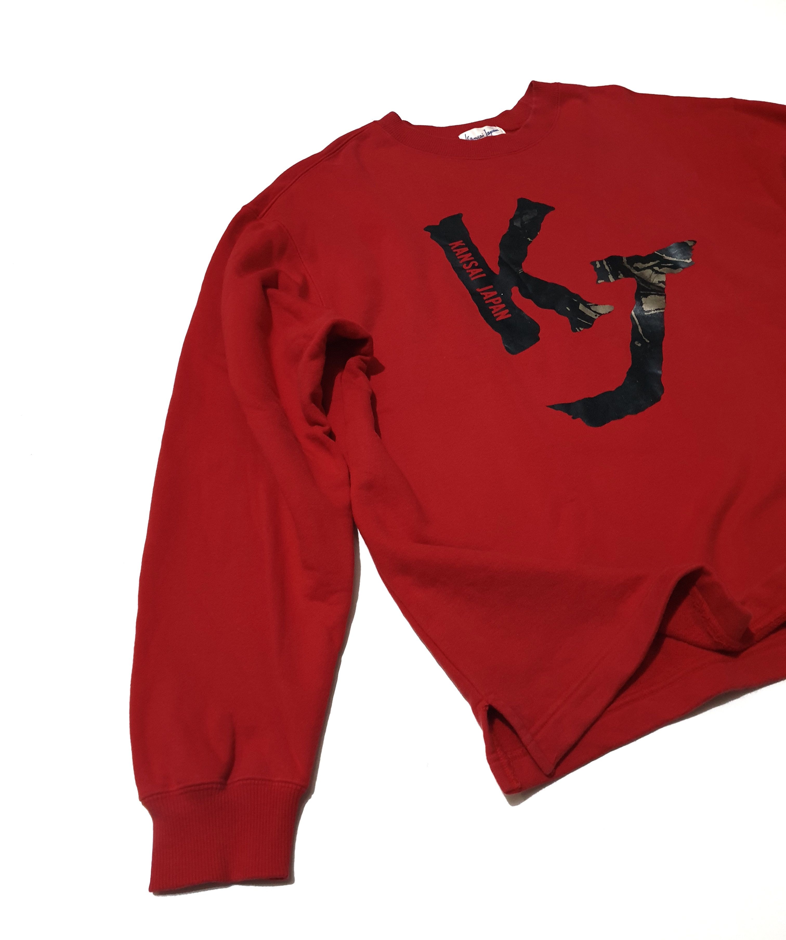 Kansai Yamamoto Vintage Kansai Yamamoto Sweatshirt Size US L / EU 52-54 / 3 - 2 Thumbnail