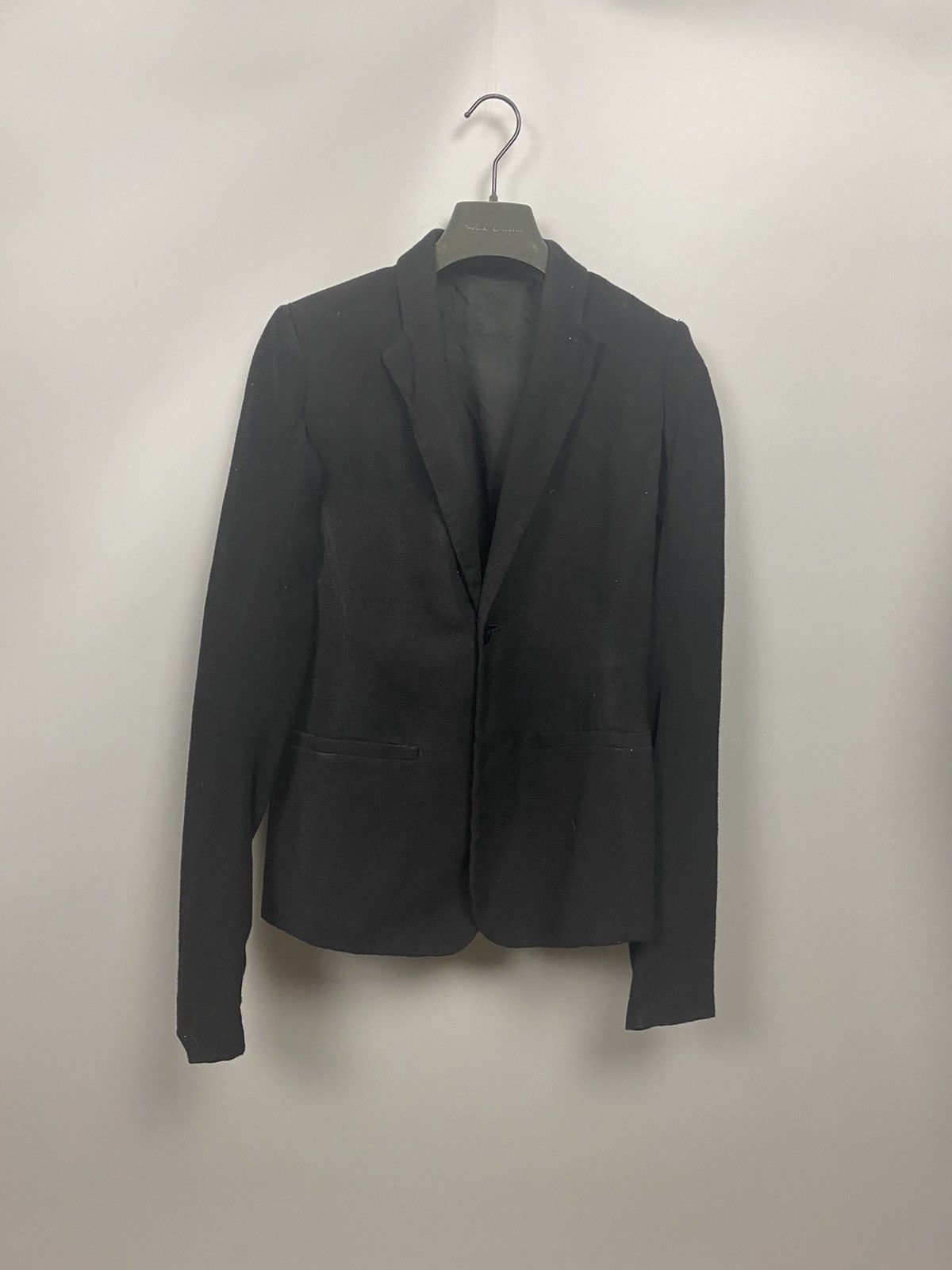 Rick Owens FW14 ‘MOODY’ Peaked Lapel Coat Size US XS / EU 42 / 0 - 1 Thumbnail