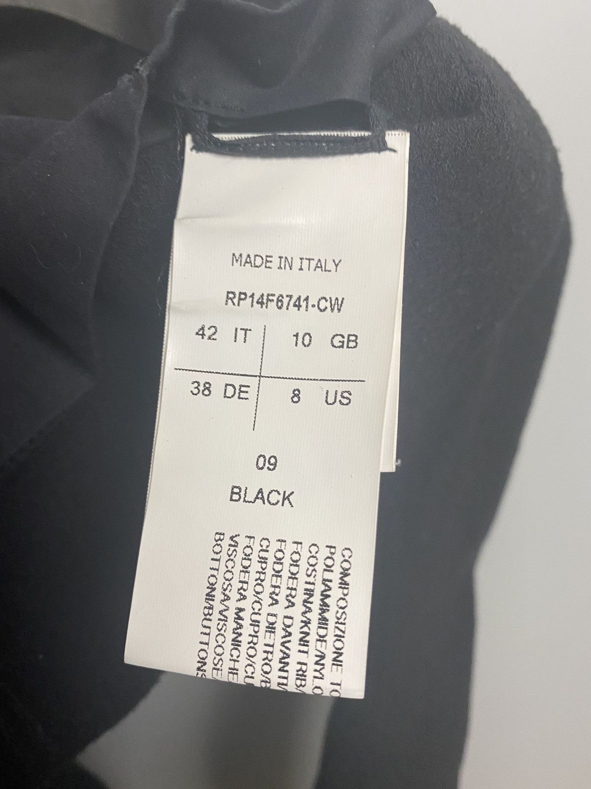 Rick Owens FW14 ‘MOODY’ Peaked Lapel Coat Size US XS / EU 42 / 0 - 4 Thumbnail