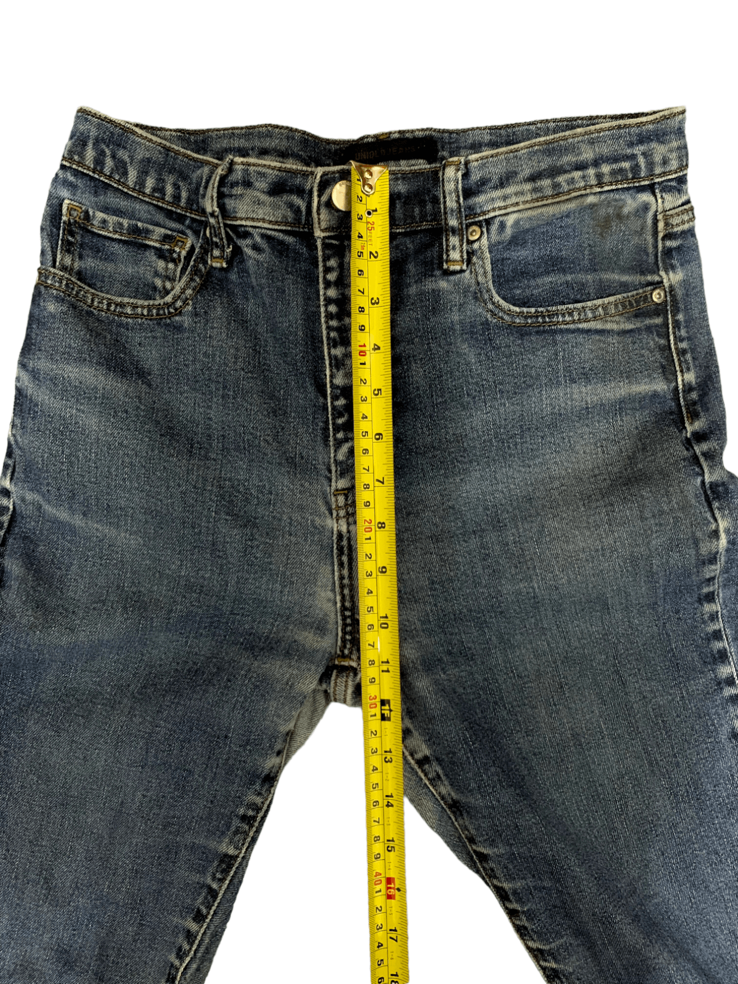 Japanese Brand × Uniqlo Vintage Japanese Uniqlo Blue Wash Style Jeans 28x26 Size US 28 / EU 44 - 10 Thumbnail