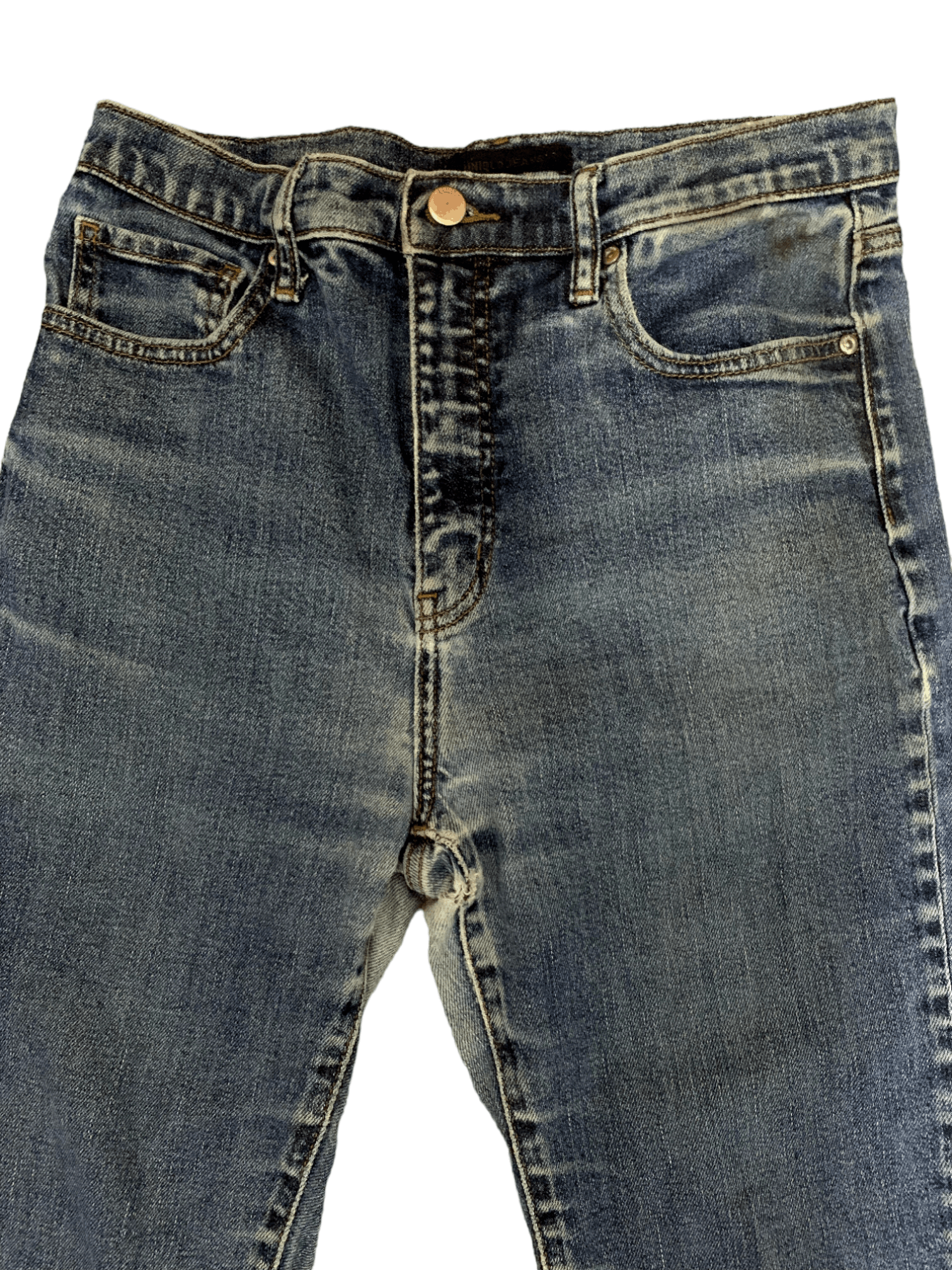 Japanese Brand × Uniqlo Vintage Japanese Uniqlo Blue Wash Style Jeans 28x26 Size US 28 / EU 44 - 5 Thumbnail