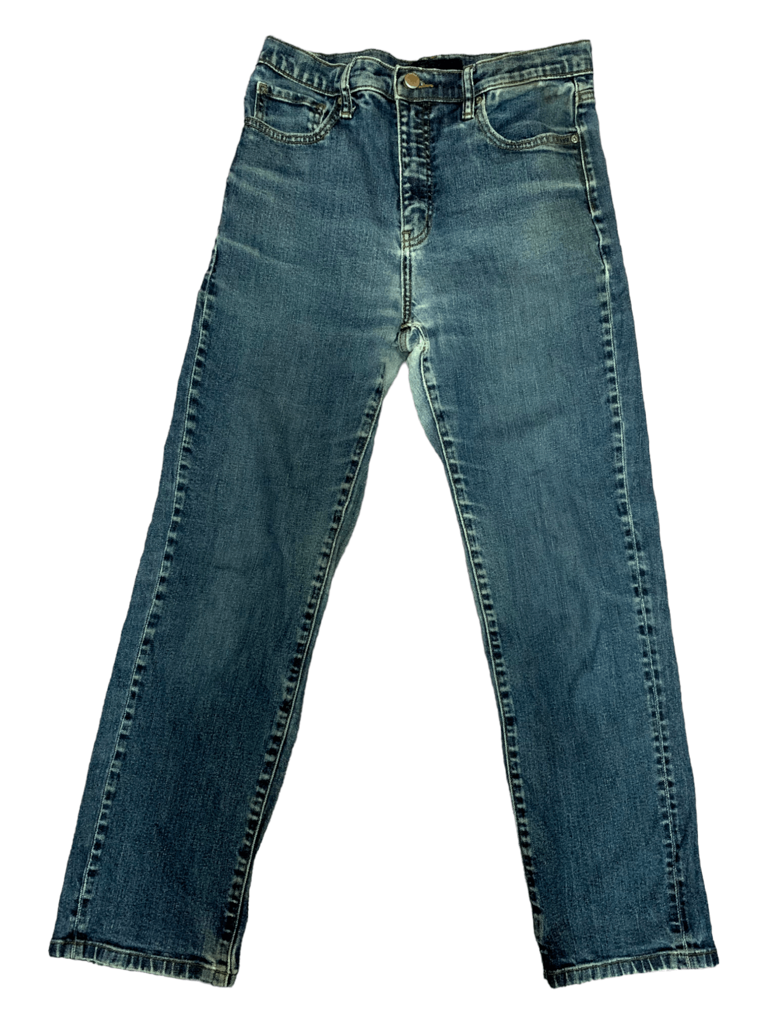 Japanese Brand × Uniqlo Vintage Japanese Uniqlo Blue Wash Style Jeans 28x26 Size US 28 / EU 44 - 1 Thumbnail