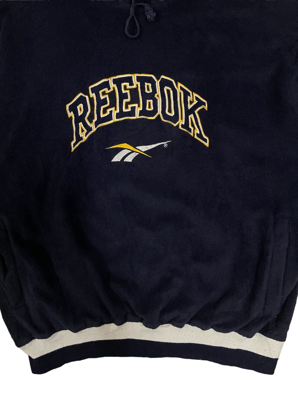 Reebok Vintage 90s Reebok Center Embroidery Logo Hoodie Size US XL / EU 56 / 4 - 3 Thumbnail