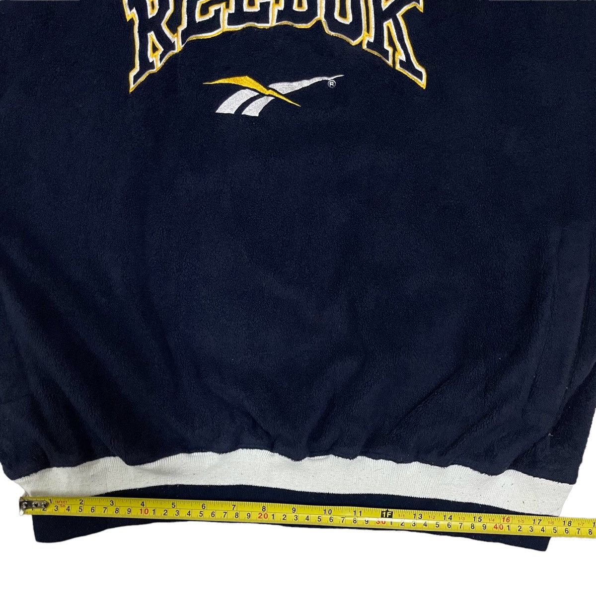 Reebok Vintage 90s Reebok Center Embroidery Logo Hoodie Size US XL / EU 56 / 4 - 10 Thumbnail