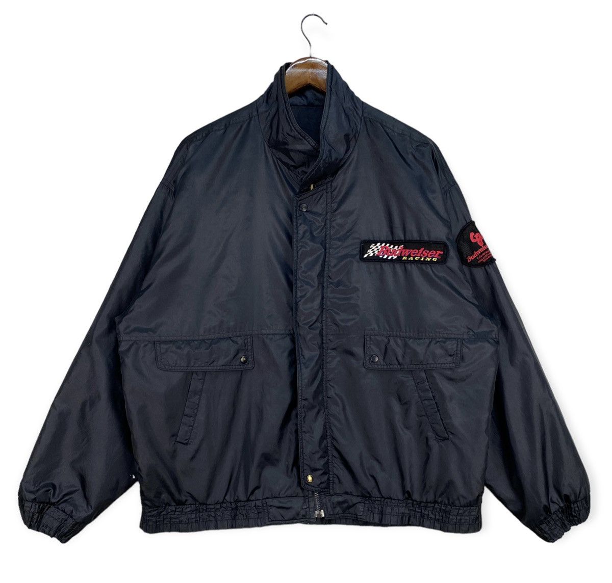 Budweiser Vintage Budweiser 501 Indy Car Race 1998 Bomber Jacket Size US XL / EU 56 / 4 - 2 Thumbnail