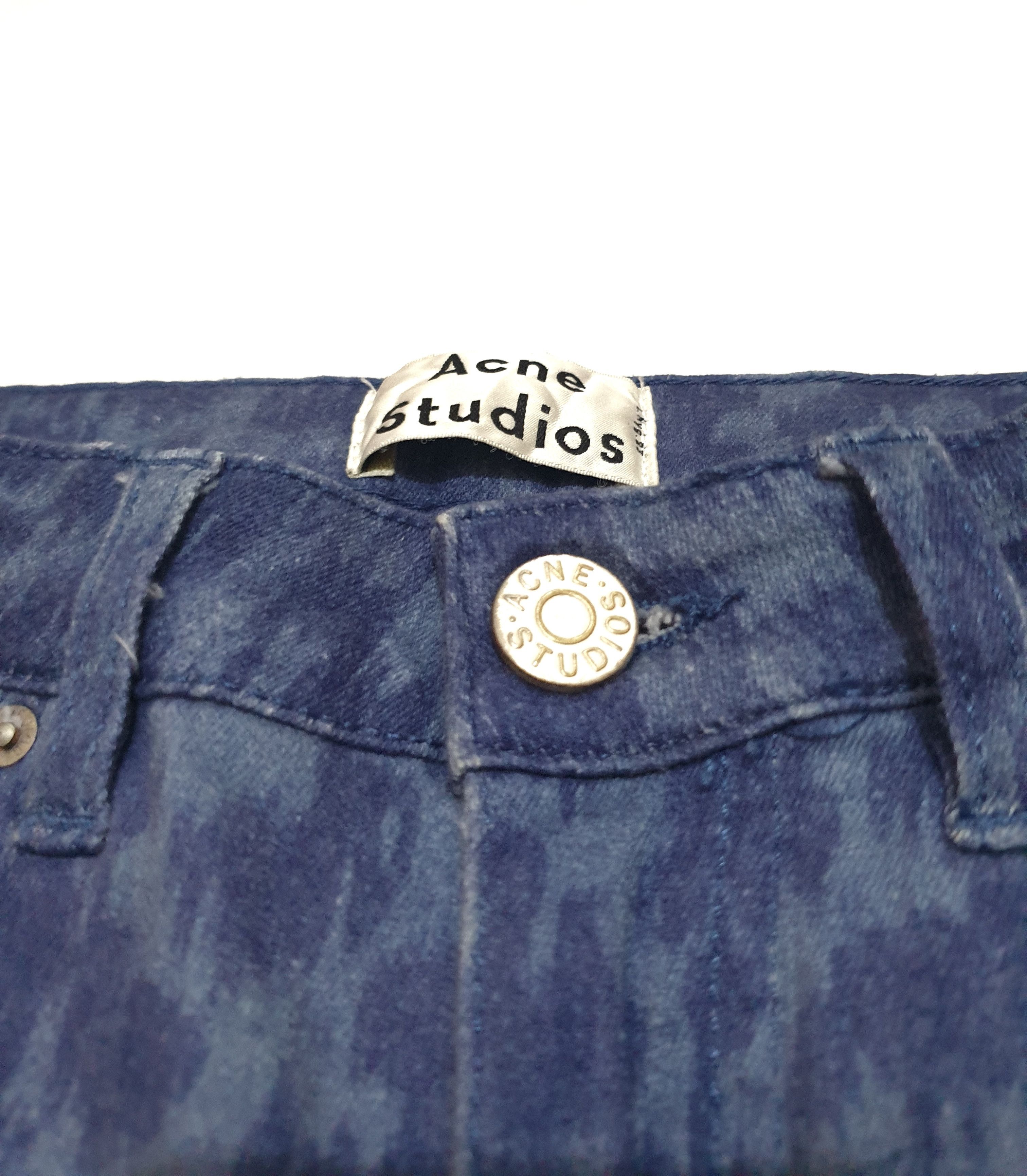 Acne Studios Vintage Acne Studios Leopard Denim Size US 27 - 7 Thumbnail