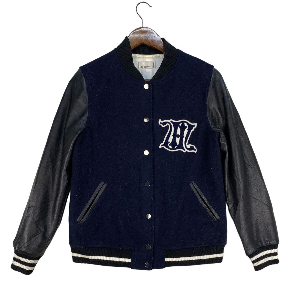 Japanese Brand Un Dix Cors Varsity Jacket Size US S / EU 44-46 / 1 - 1 Thumbnail
