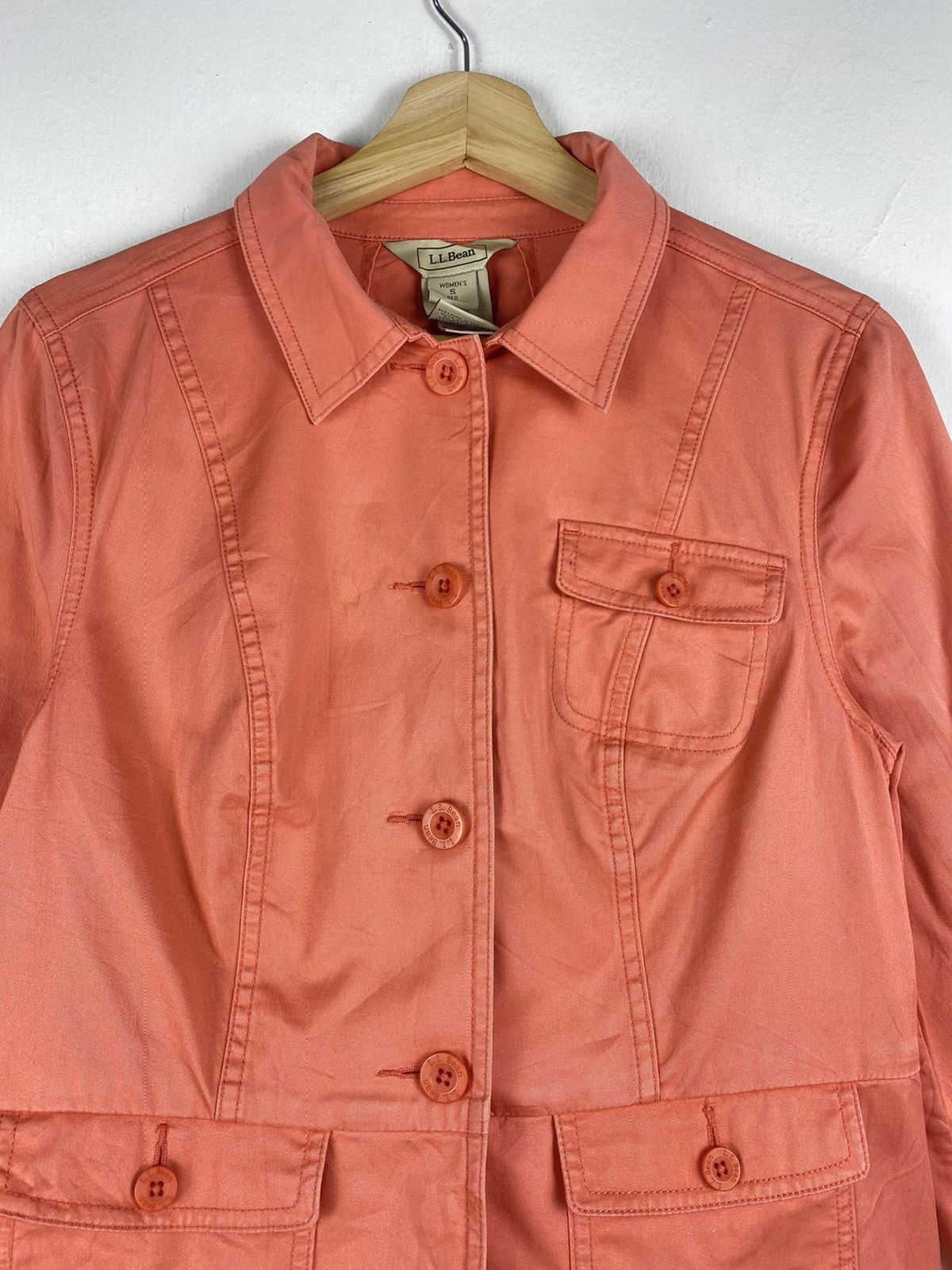 L.L. Bean GONE 🔥 Vintage L.L Bean Cropped Button Up Tactical Jacket Size S / US 4 / IT 40 - 3 Thumbnail