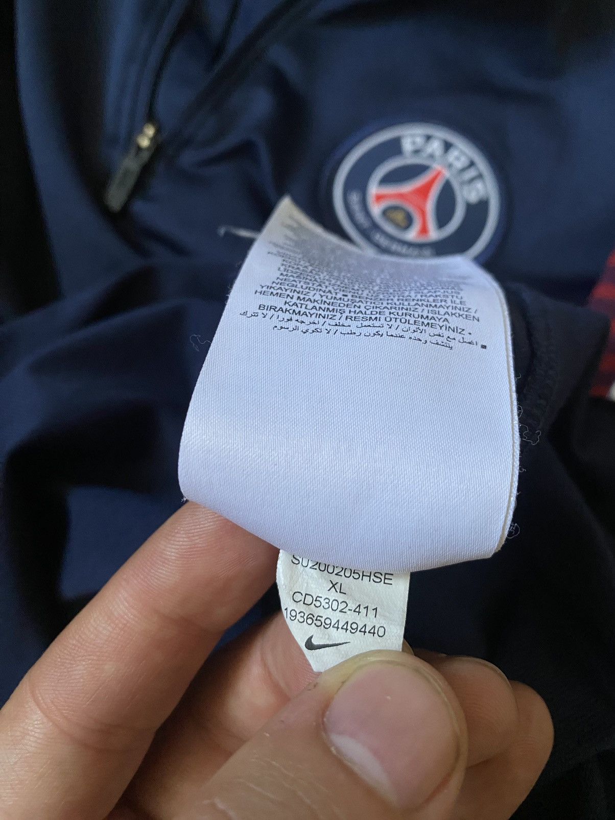 Other 2020 Nike PSG longsleeve jersey Paris Saint Germain Size US S / EU 44-46 / 1 - 9 Thumbnail