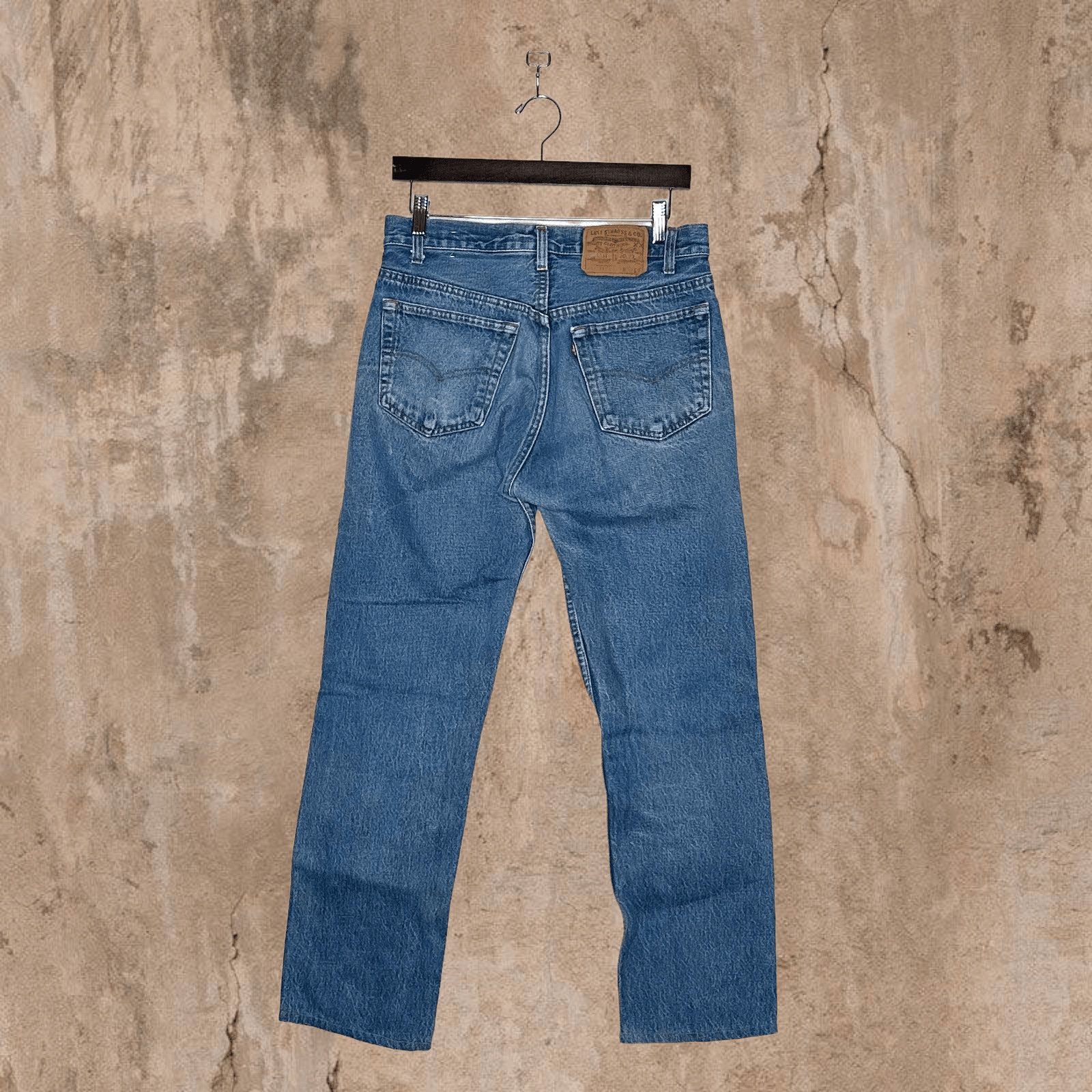 image of True Vintage Levis 501 Straight Fit Jeans Medium Wash 70's in Blue, Men's (Size 30)