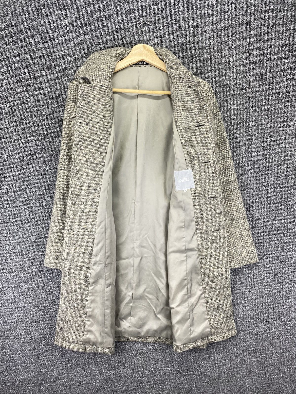 Yohji Yamamoto Ined By Yohji Yamamoto Wool Coats Long Jacket Size S / US 4 / IT 40 - 4 Thumbnail