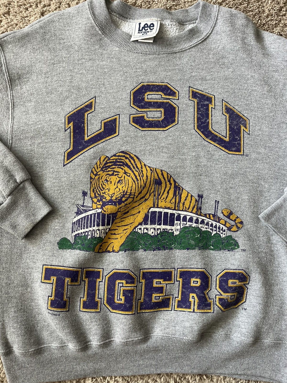 Lee × Vintage Vintage LSU Tigers Crewneck Size US M / EU 48-50 / 2 - 2 Thumbnail