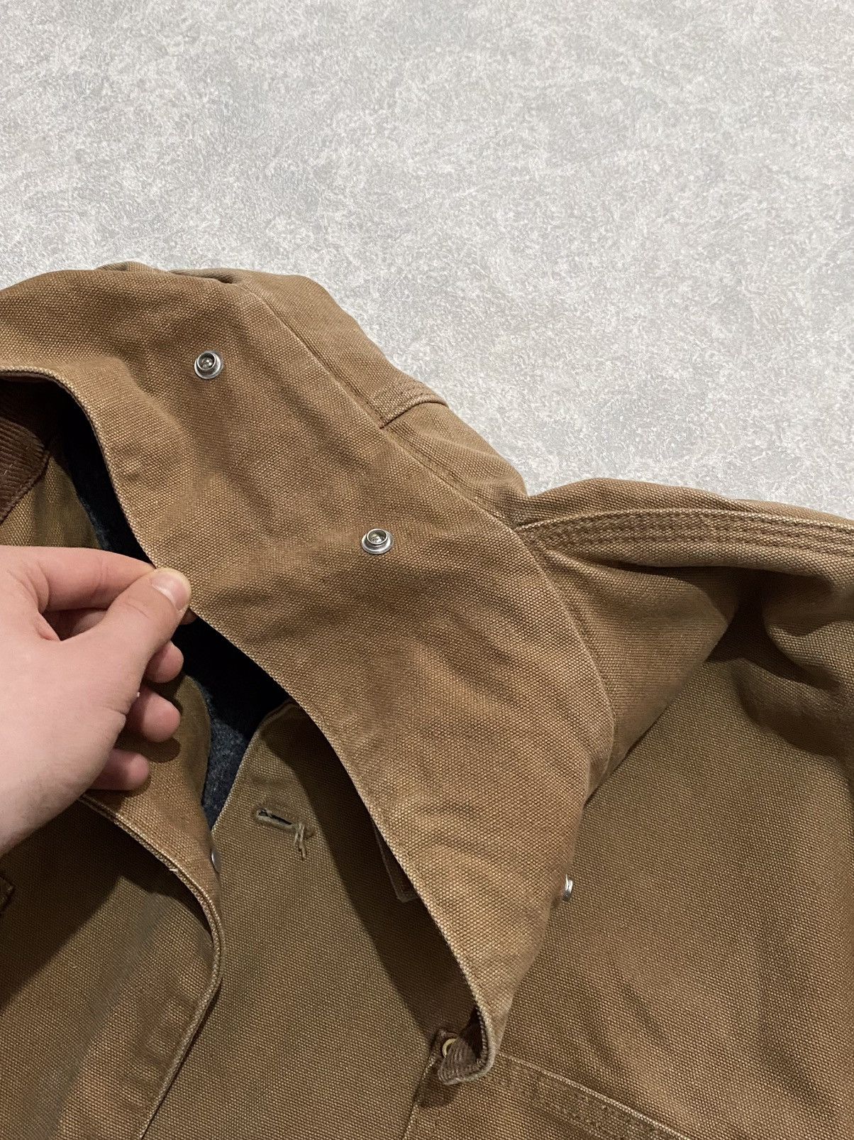 Carhartt Vintage Carhartt Detroit Blanket Lined Work Jacket Size US L / EU 52-54 / 3 - 13 Thumbnail